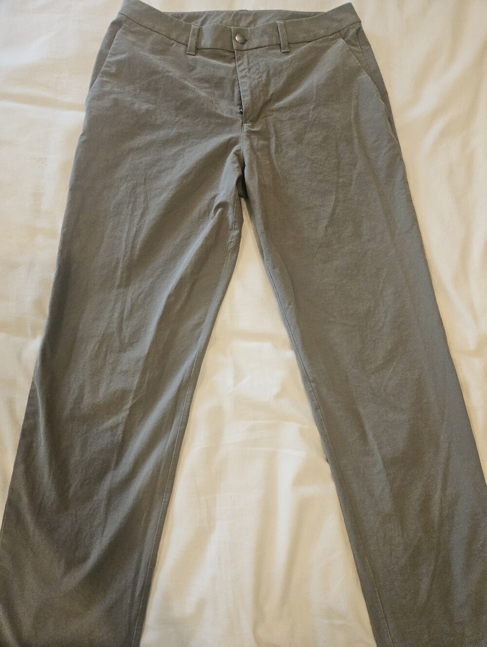 Lululemon ABC Classic Fit Trouser Men 32 Army Green VersaTwill Stretch 32"